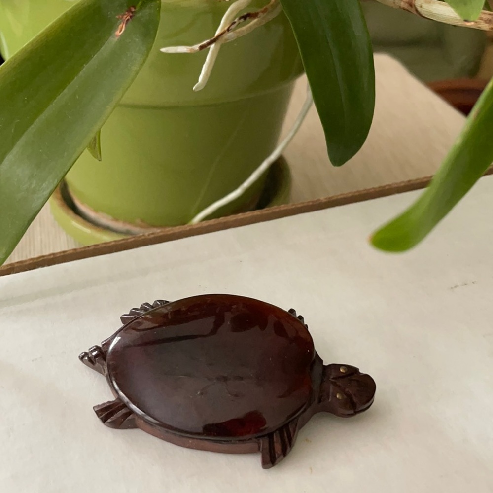 Turtle Brooch - image 1